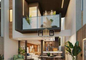 Casa duplex em condomínio com 4 dormitórios suítes à venda, 144 m² por r$ 699.000 - timbu - eusébio/ce