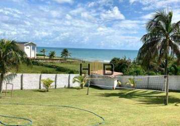 Casa na praia das fontes com 4 dormitórios à venda, 255 m² por r$ 1.200.000 - praia das fontes - beberibe/ce