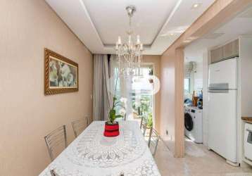 Apartamento com 3 dormitórios à venda, 66 m² por r$ 443.000,00 - emiliano perneta - pinhais/pr