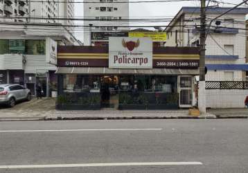 Ponto comercial com 4 salas à venda na avenida presidente wilson, 1091, centro, são vicente, 150 m2 por r$ 550.000