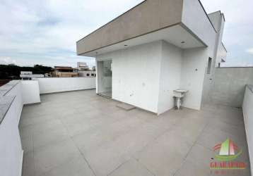 Cobertura com 3 quartos à venda, 180 m² por r$ 950.000 - planalto - belo horizonte/mg