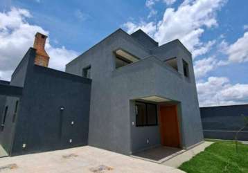 Casa de luxo com 4 quartos à venda, 180 m² por r$ 720.000 - portal do sol - lagoa santa/mg