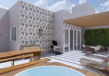 Cobertura com 2 dormitórios à venda, 108 m² por r$ 550.000 - santa branca - belo horizonte/mg
