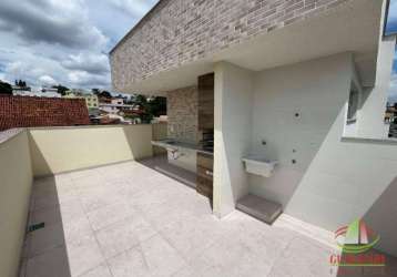 Cobertura com 2 quartos à venda, 90 m² por r$ 399.000 - santa amélia - belo horizonte/mg
