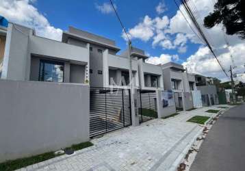 Casa em condomínio fechado com 3 quartos à venda na rua luiz leduc, 146, vista alegre, curitiba por r$ 899.900