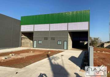 Barracão para alugar, 700 m² por r$ 15.000/mês - loteamento industrial comercial são caetano - araraquara/sp