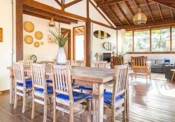 Casa em condomínio fechado com 3 quartos à venda na praia do itamambuca, ubatuba  por r$ 2.300.000