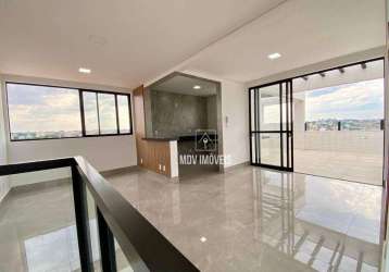 Cobertura com 4 dormitórios à venda, 113 m² por r$ 1.220.000,00 - planalto - belo horizonte/mg