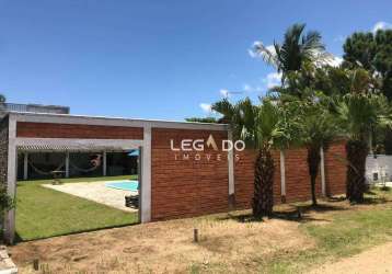 Terreno murado com edícula e piscina à venda, 360 m² por r$ 350.000 - pinheiros - balneário barra do sul/sc