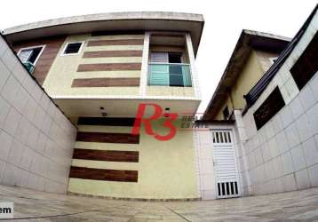 Casa com 3 dormitórios à venda, 85 m² - parque bitaru - são vicente/sp
