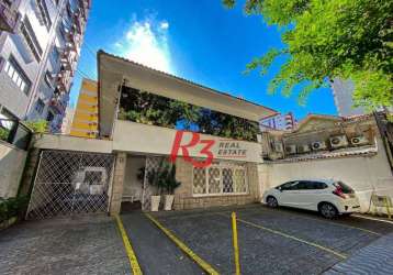 Casa à venda, 354 m² por r$ 3.800.000,00 - boqueirão - santos/sp