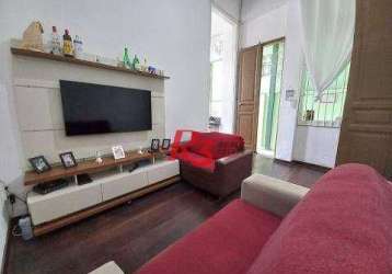 Casa com 1 dormitório à venda, 212 m² por r$ 400.000,00 - centro - santos/sp