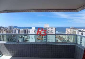Cobertura duplex com 4 dormitórios à venda, 200 m² - vila assunção - praia grande/sp