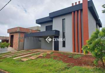 Casa com 4 dormitórios à venda, 280 m² por r$ 1.350.000,00 - village manacá - cesário lange/sp