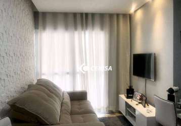 Apartamento com 2 dormitórios à venda, 53 m² por r$ 320.000,00 - bela vista - salto/sp