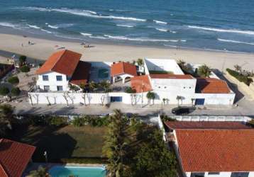 Casa beira da praia, com 7 dormitórios à venda, 533 m² por r$ 1.300.000 - caponga - cascavel/ce