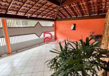 Casa com 4 quartos à venda na rua praia dos sonhos, 129, guilhermina, praia grande, 150 m2 por r$ 850.000