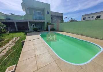 Itaipuaçú /maricá casa a venda duplex , 480 m² de terreno e 100m² de área construida , 1 suíte , piscina ,área gourmet..