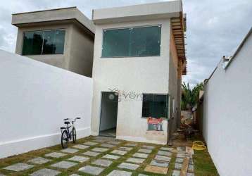 Casa com 2 dormitórios à venda, 130 m² por r$ 750.000 - residencial solarium - lagoa santa/mg