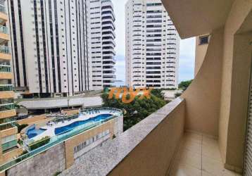 Apartamento com 3 dormitórios à venda, 110 m² por r$ 660.000,00 - jardim astúrias - guarujá/sp