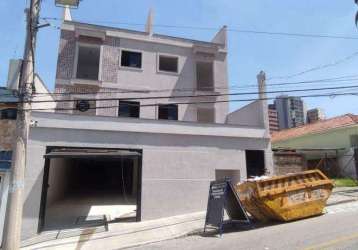 Cobertura com 150m², localizado no bairro camilópolis em santo andré- sp.