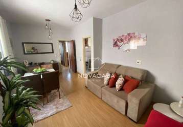 Apartamento com 2 dormitórios para alugar, 58 m² por r$ 2.269,56/mês - santa amélia - belo horizonte/mg