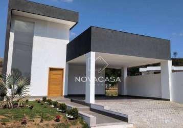 Casa à venda, 150 m² por r$ 900.000,00 - condomínio recanto da mata - vespasiano/mg