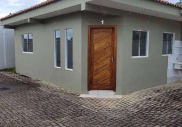 Casa novas 47 m2 2 dorm,02 vgs  r$ 169.000 aceita financiamento - vila militar i - piraquara/pr