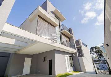 Casa em condomínio fechado com 3 quartos à venda na rua samuel cézar, 1043, água verde, curitiba, 166 m2 por r$ 1.095.000
