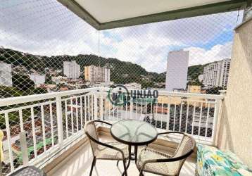 Apartamento com 2 quartos 1 suíte 1 varanda 1 vaga à venda, 56 m² por r$ 350.000 - santa rosa - niterói/rj