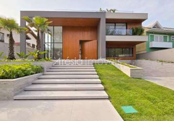 Casa com 4 dormitórios à venda, 353 m² por r$ 19.600.000,00 - barra da tijuca - rio de janeiro/rj