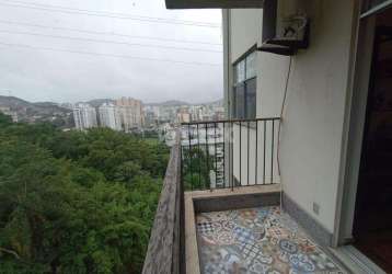 Apartamento com varanda vista livre com 2 quartos à venda, 68 m² por r$ 450.000 - icaraí - niterói/rj.