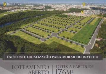 Terreno à venda, 176 m² por r$ 120.000,00 - loteamento terras de são pedro e são paulo - salto/sp
