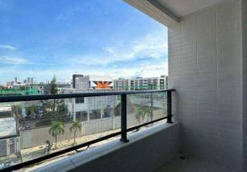 Apartamento com 2 dormitórios à venda, 52 m² por r$ 345.000 - aeroclube - joão pessoa/pb