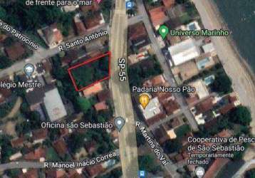 Terreno à venda, 1226 m² por r$ 1.300.000,00 - são francisco - são sebastião/sp