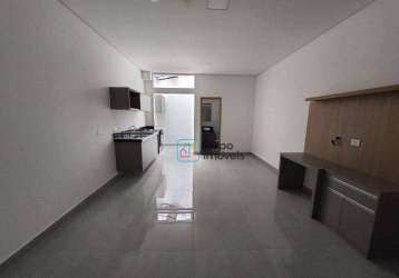Apartamento para alugar, 35 m² por r$ 1.230,00/mês - jardim brasil - americana/sp