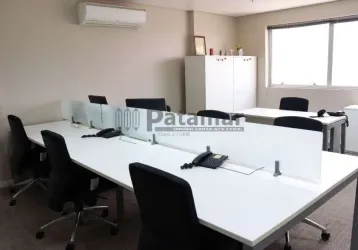 Sala comercial mobiliada de alto padrão