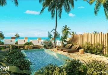 Casa duplex zamá - casas à venda na praia do marceneiro, 3 suítes, piscina e vista do mar rota ecológica dos milagres