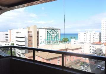 Apartamento à venda  com vista mar da praia de ponta verde, 3 suítes, 138m² - maceió alagoas