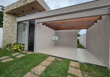 Casa com 3 dormitórios à venda, 98 m² por r$ 690.000,00 - acácias - lagoa santa/mg