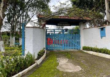 Chácara com 4 dormitórios à venda, 15000 m² por r$ 1.200.000,00 - chácaras rurais de guararema - jacareí/sp