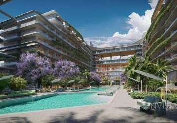 Flat garden com 2 dormitórios à venda, 53 m² por r$ 992.525 - ponta de campina - cabedelo/pb