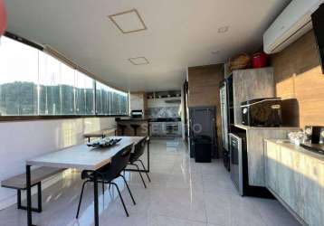 Cobertura à venda, 189 m² por r$ 1.550.000,00 - santa rosa - niterói/rj