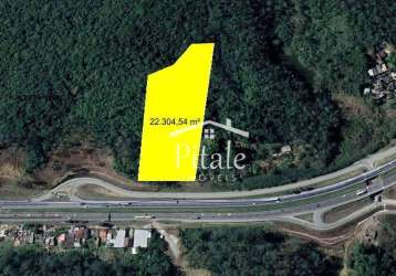 Terreno à venda, 22304 m² por r$ 2.880.000,00 - jardim itapecerica - itapecerica da serra/sp