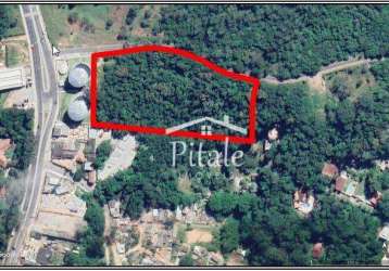 Terreno à venda, 17197 m² por r$ 3.500.000 - jardim dos pereiras (caucaia do alto) - cotia/sp