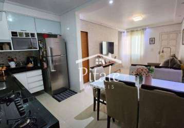 Sobrado com 2 dormitórios à venda, 60 m² por r$ 230.000 - recanto arco verde - cotia/sp