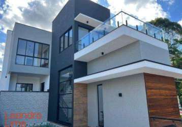 Casa com 3 dormitórios à venda, 300 m² por r$ 2.400.000,00 - residencial real park - arujá/sp