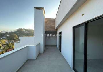 Excelente cobertura com 3 quartos à venda, 134 m² por r$ 680.000,00 - bom retiro - teresópolis/rj - cód 4720