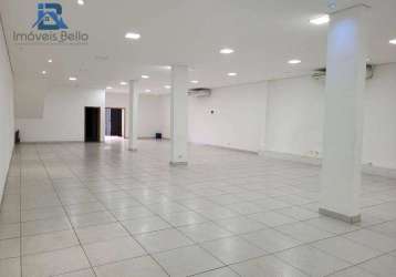 Salão para alugar, 220 m² por r$ 6.270,00/mês - loteamento residencial central park i - itatiba/sp