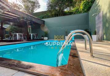 Casa com 4 dormitórios, piscina, área gourmet à venda, 157 m² por r$ 1.000.000 - anita garibaldi - joinville/sc